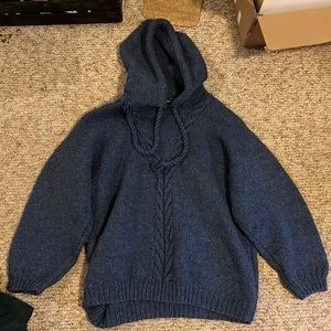 Winterhouses large knit hoodie